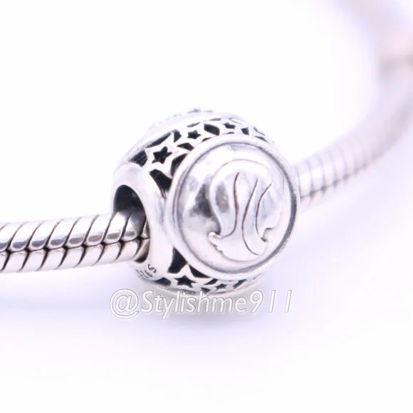 Authentic PANDORA Retired Virgo Star Sign Charm - 791941 - Picture 5 of 13